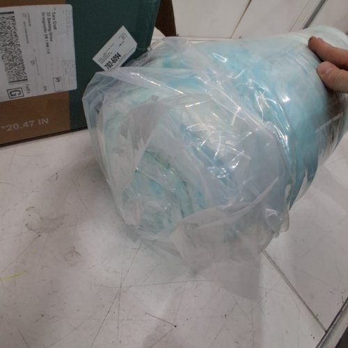 KMFURNILA MEMORY FOAM MATTRESS TOPPER - 3" - TWIN - BLUE (MODEL: TP-HM-3T) image 4