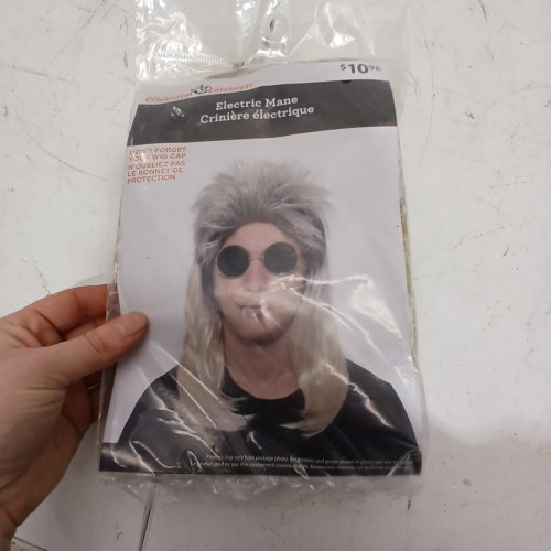 MEN'S WAY TO CELEBRATE! ELECTRIC MANE WIG - OSFM - BLONDE (STYLE: 1358) image 2