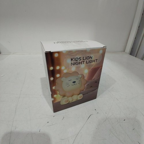 KIDS LION SOFT SILICONE RECHARGEABLE NIGHT LIGHT - ORANGE image 4