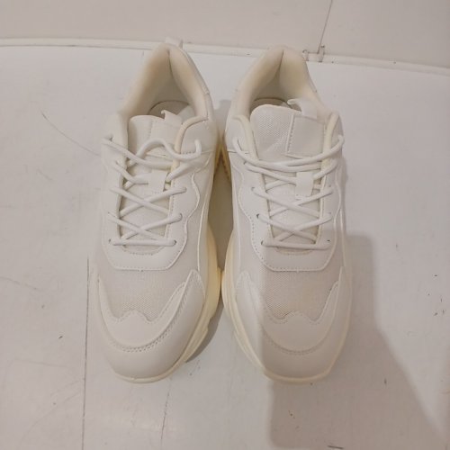 WOMENS CALL IT SPRING B.E.D FOAM JACIE VEGAN RUNNING SHOE - SIZE 10.5 - WHITE / CREAM image 3