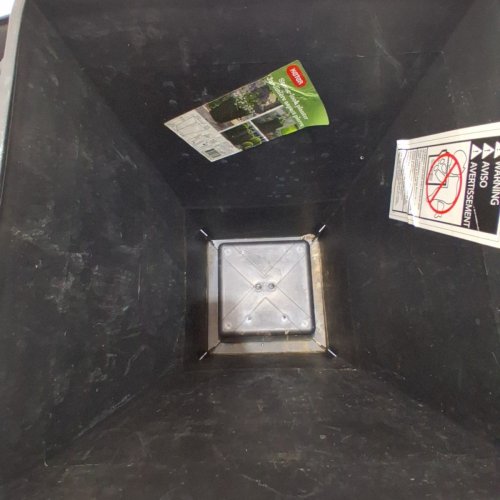 2PK KETER STONE-LOOK TAPERED PLANTER - 22.5" - BLACK (MODEL: 1992432) image 3