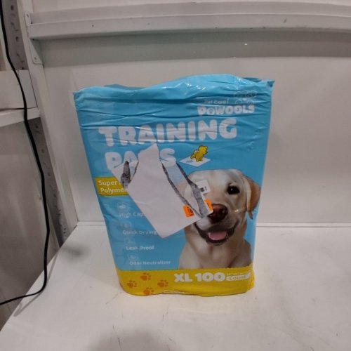 100PK POWOOLS DOG/PUPPY TRAINING PEE PADS - 34"X 28" image 3