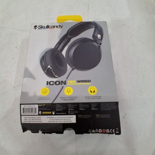 SKULLCANDY ICON 180 WIRED HEADPHONES -BLACK image 5