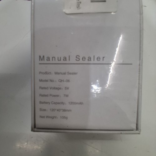MINI RECHARGEABLE BAG SEALER - WHITE (MODEL: QH-06) image 5