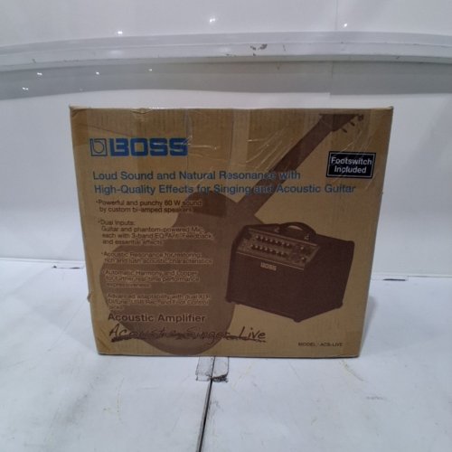 BOSS ACOUSTIC SINGER LIVE AMPLIFIER - 60W - 6.5" WOOFER - BROWN (MODEL: ACS-LIVE) image 8