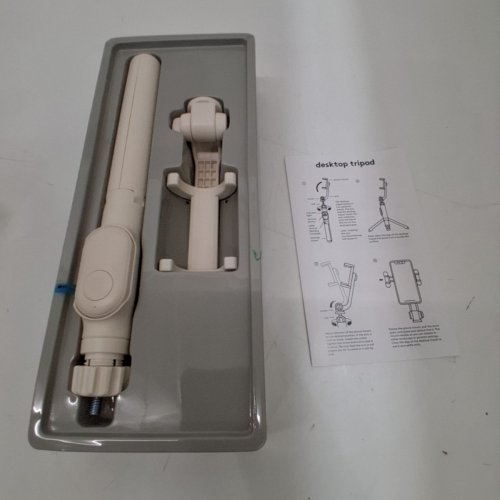 HEYDAY DESKTOP TRIPOD AND PHONE MOUNT WITH BLUETOOTH SHUTTER REMOTE - STONE WHITE image 2