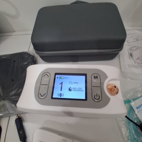 PORTABLE OXYGEN CONCENTRATOR - 70W, AC100-240V - WHITE (MODEL: YK1006S) image 2