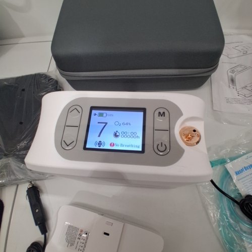 PORTABLE OXYGEN CONCENTRATOR - 70W, AC100-240V - WHITE (MODEL: YK1006S) image 3