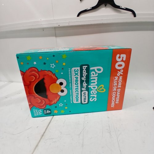 156PK PAMPERS BABY DRY ULTRA 3X PROTECTION DIAPERS - SIZE 4 image 2