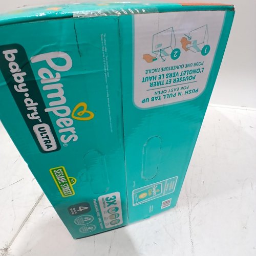 156PK PAMPERS BABY DRY ULTRA 3X PROTECTION DIAPERS - SIZE 4 image 3