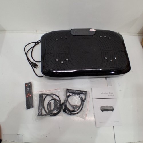 TAEVNO BLUETOOTH VIBRATION PLATE EXERCISE MACHINE - 450LB CAPACITY - BLACK image 3