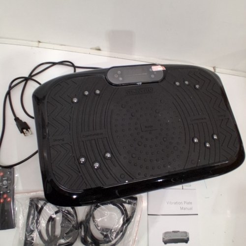 TAEVNO BLUETOOTH VIBRATION PLATE EXERCISE MACHINE - 450LB CAPACITY - BLACK image 4