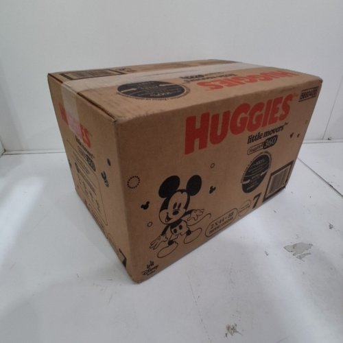 88PK HUGGIES LITTLE MOVERS BABY DIAPERS - SIZE 7 image 2