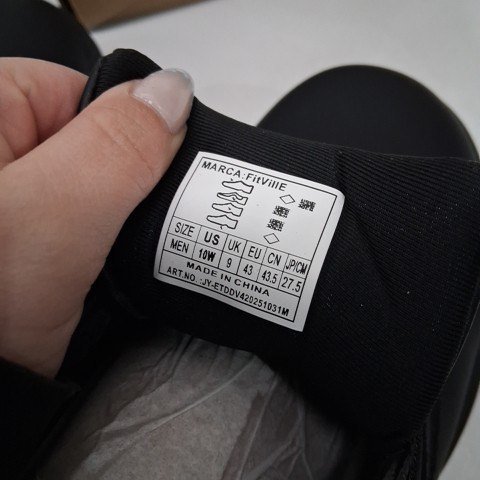 MEN'S FITVILLE EASYTOP DELUXE DRESS SHOES - 10W - BLACK (STYLE: ETDCBLACK115_W) image 3