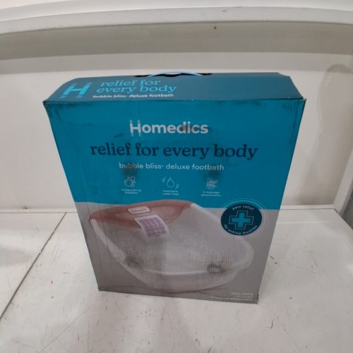 HOMEDICS BUBBLE BLISS DELUXE HEATED FOOTBATH WITH 3 ATTACHMENTS - PINK (MODEL: FB-52JA) image 3