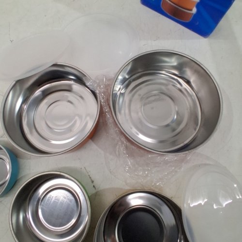 5PC FOOD STORAGE CONTAINERS, PROTECT FRESH BOX - 10CM TO 18CM - MULTI COLOR image 3