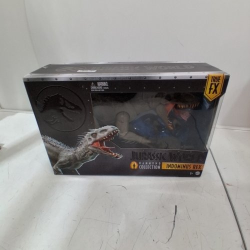 MATTEL JURASSIC WORLD HAMMOND COLLECTION INDOMINUS REX DINOSAUR FIGURE - GREY image 4