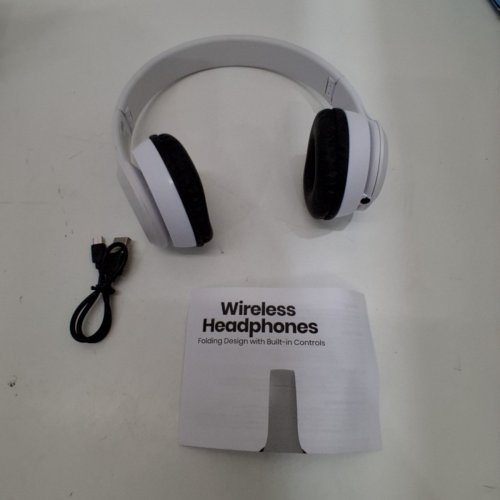 GEMS BLUETOOTH WIRELESS OVER-EAR HEADPHONES - WHITE image 3