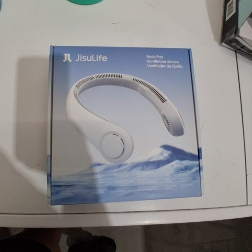 JISULIFE LIFE4 5-SPEED PORTABLE NECK FAN - OSFM - WHITE (MODEL: FA14-S) image 6
