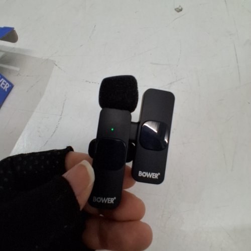 BOWER WIRELESS LAVALIER MICROPHONE - BLACK (MODEL: WSC-LAV1) image 2