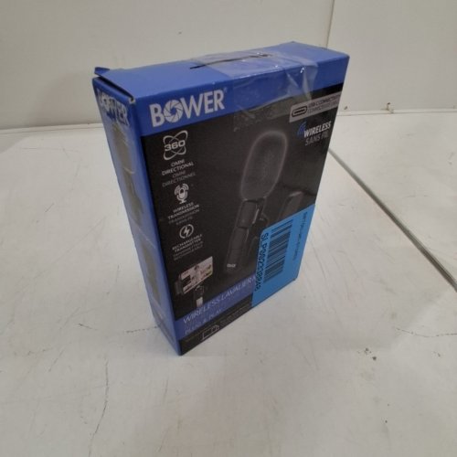 BOWER WIRELESS LAVALIER MICROPHONE - BLACK (MODEL: WSC-LAV1) image 4