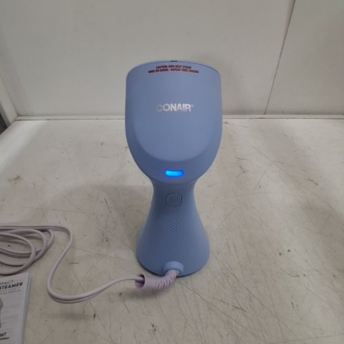 CONAIR HANDHELD COMPACT FABRIC STEAMER - BLUE (MODEL: GS8C) image 2