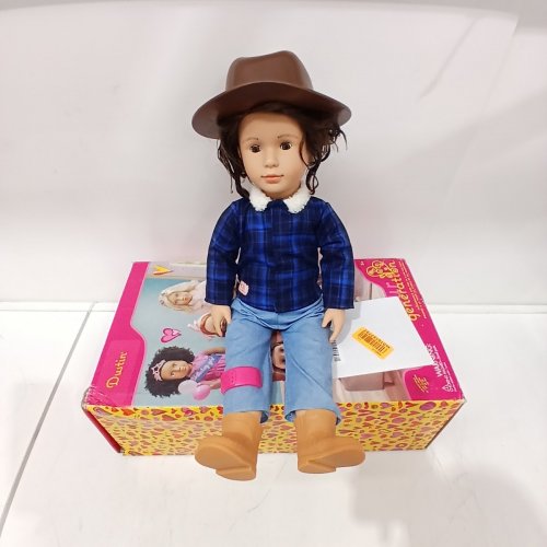 OUR GENERATION BOY DOLL DUSTIN WITH WESTERN OUTFIT & COUNTRY HAT- 18" - DUSTIN (MODEL: BD31796Z) image 3