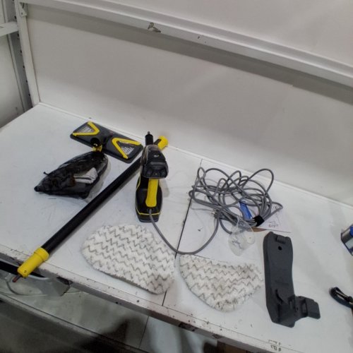 BISSELL 3-IN-1 POWERSTEAMER HEAVY DUTY STEAM MOP & HANDHELD CLEANER - GREY/YELLOW (MODEL: 2685B) image 3