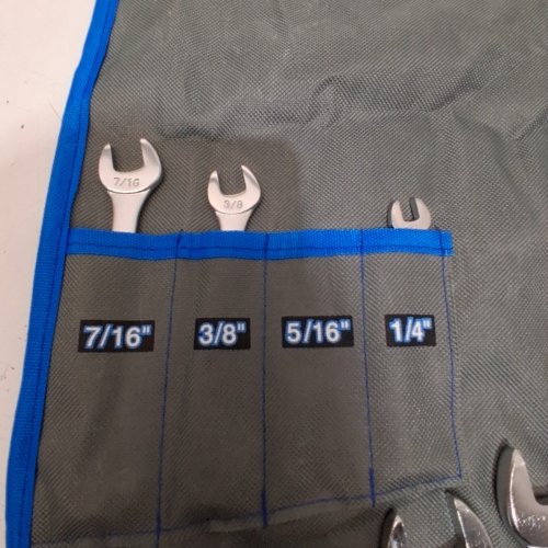 15PC JET TORQUE WRENCH SET AND ORGANIZER, RAISED PANEL COMBINATION, 1/4"- 1-1/4" SIZE, INDUSTRIAL STRENGTH CHROME VANADIUM, INCLUDED POUCH - CHROME (MODEL: 700121/CWS-16S). image 4