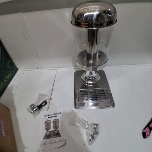 STAINLESS STEEL BUFFET JUICE DISPENSER - 2.1GAL - SILVER image 3