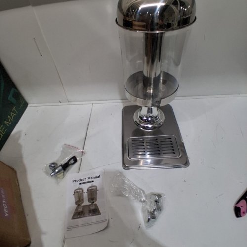 STAINLESS STEEL BUFFET JUICE DISPENSER - 2.1GAL - SILVER image 4