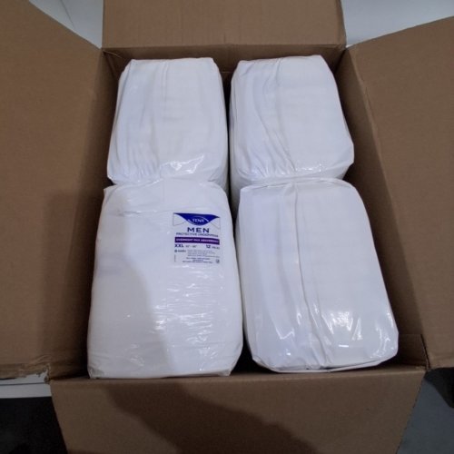 48PK MEN'S TENA OVERNIGHT MAX ABSORBENCY PROTECTIVE UNDERWEAR - XXL - WHITE image 2