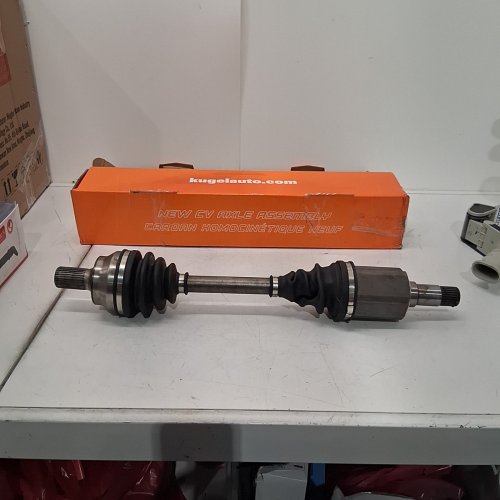KUGEL FRONT RIGHT CV AXLE SHAFT ASSEMBLY FOR MERCEDES-BENZES VEHICLES - SILVER/BLACK (MODEL: KUGEL-NCV-MB48007) image 3