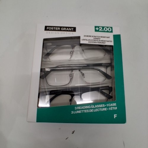 3PK FOSTER GRANT READING GLASSES - +2.00 ( STYLE: F) image 4
