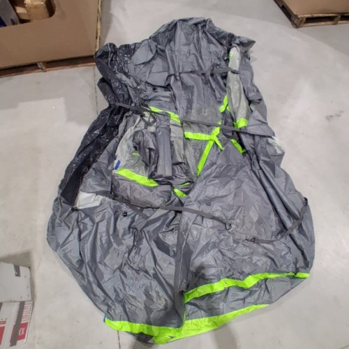 2-PERSON JOYTUTUS WATERPROOF DOUBLE LAYER PORTABLE PICKUP TRUCK TENT - 5.5FT-6FT - GRAY GREEN image 3