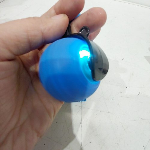 INTERACTIVE RECHARGEABLE SMART MOTION CAT TOY BALL - BLUE image 2