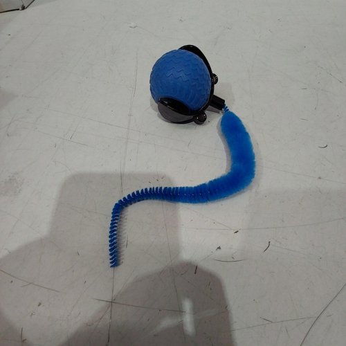 INTERACTIVE RECHARGEABLE SMART MOTION CAT TOY BALL - BLUE image 3