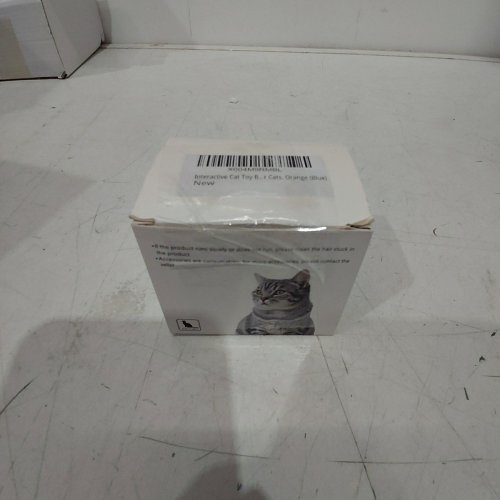 INTERACTIVE RECHARGEABLE SMART MOTION CAT TOY BALL - BLUE image 4