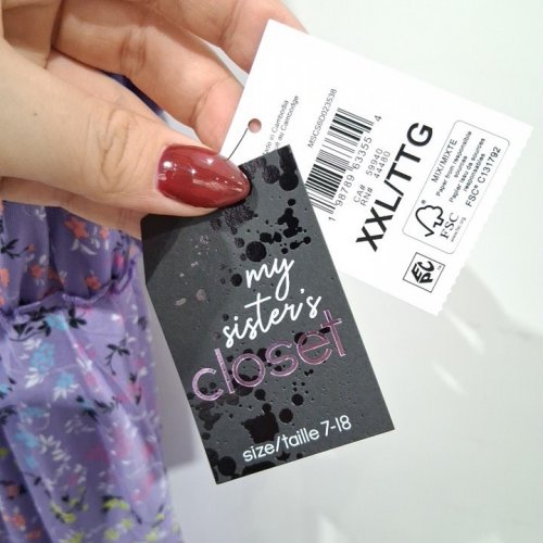 GIRL'S MY SISTER'S CLOSET FLORAL PRINT DRESS - XXL (7-18) - PURPLE/MULTICOLOUR (STYLE: MSCS6D023538) image 3