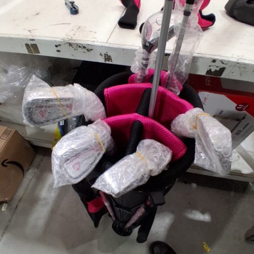 11PC WOMEN'S CALLAWAY GOLF COMPLETE GOLD CLUB SET - RIGHT HANDED - PINK / BLACK image 6