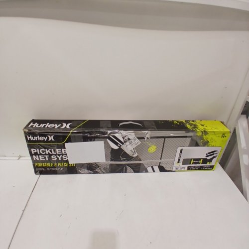 HURLEY PICKLEBALL NET SYSTEM WITH 2 PADDLES, 2 BALLS AND CARRY BAG - 3FT X 10FT - BLACK/YELLOW (MODEL: 165404A) image 3