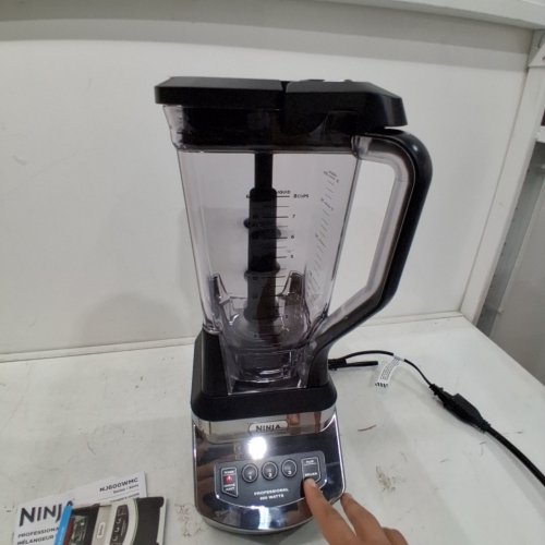 NINJA PROFESSIONAL BLENDER - 72OZ PITCHER/900W - BLACK/SILVER (MODEL: NJ600WMC) image 2