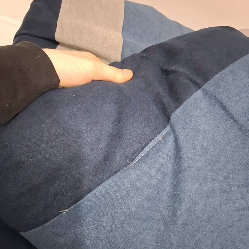 2PC 510 DESIGN MICROSUEDE COMFORTER WITH PILLOW SHAM - TWIN/TWIN XL - BLUE/GREY/BLACK image 3