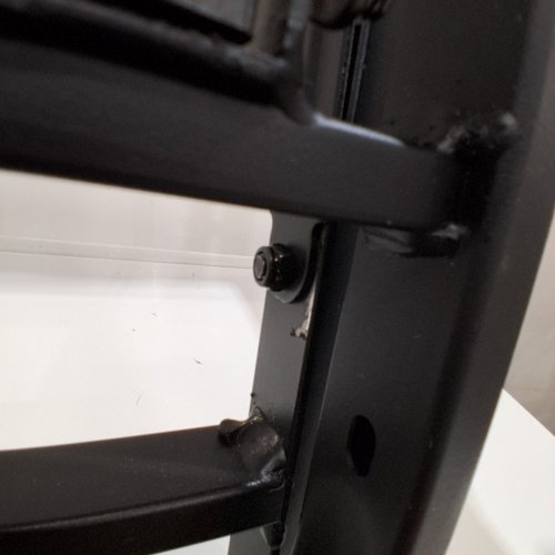 PAYLESSHERE FOLDABLE METAL PLATFORM BED FRAME - QUEEN - BLACK - (MODEL: BF-JQ-Q-I297K-BLACK) image 4