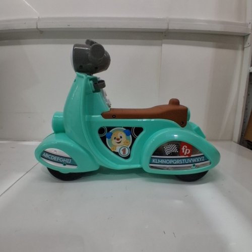 FISHER-PRICE LAUGH & LEARN TODDLER RIDE-ON TOY, SMART STAGES CRUISE ALONG SCOOTER WITH LIGHTS MUSIC AND LEARNING - AGES 1+ - GREEN (MODEL: ‎HPV34) image 6