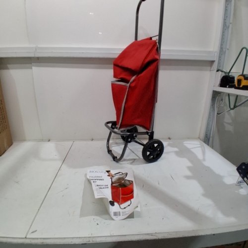 BIOS LIVING INSULATED SHOPPING CART - 13" X 8" X 33" - RED - (MODEL: LF534) image 2