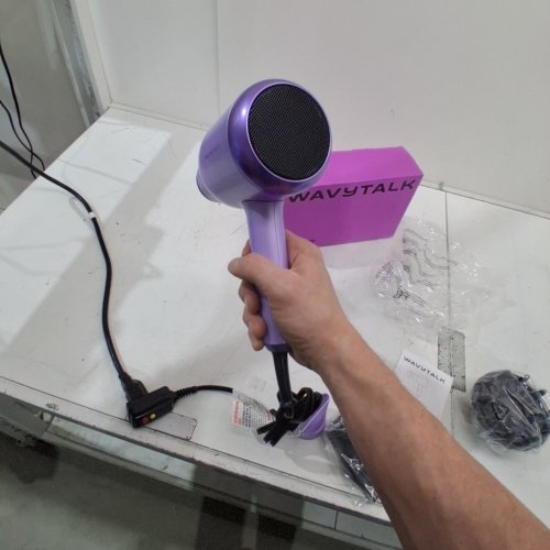 WAVYTALK BLOWN AWAY IONIC HAIR DRYER WITH DIFFUSER & CONCENTRATOR ATTACHMENTS - PURPLE (MODEL: QL-5917BDC-I) image 2