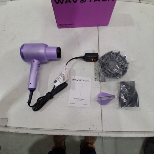 WAVYTALK BLOWN AWAY IONIC HAIR DRYER WITH DIFFUSER & CONCENTRATOR ATTACHMENTS - PURPLE (MODEL: QL-5917BDC-I) image 3