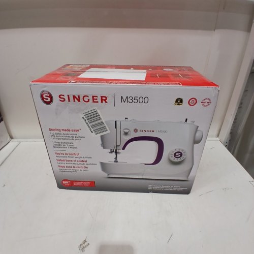 SINGER M3500 32 STITCH SEWING MACHINE - WHITE/PURPLE (MODEL: M3500) image 6