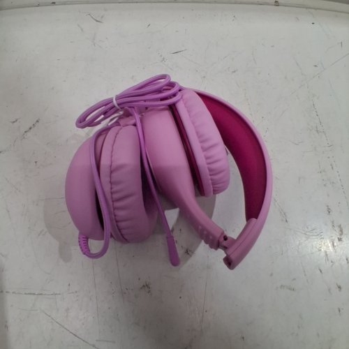 KID'S MPOW WIRED FOLDABLE HEADPHONES WITH VOLUME CONTROL - PINK (MODEL: BH297B) image 2